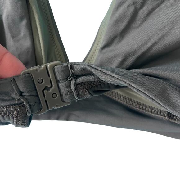 Cache Coeur Bloom Maternity Swim Top Kaki size XL - Picture 3 of 6